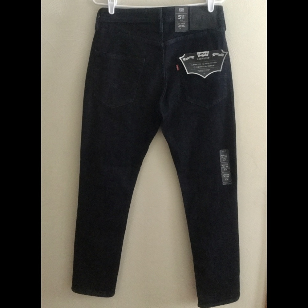 NWT  LEVI’S 511 COMMUTER NEW STYLE BLUE JEANS